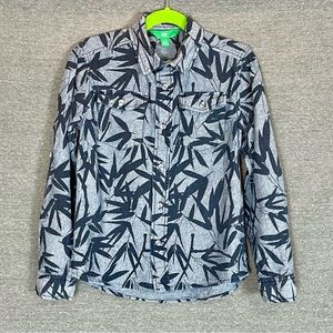 Boys Dip Patterned Button Up - Size M 8/10
